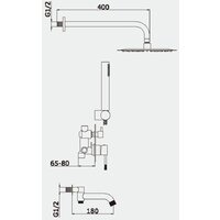 Душевая система  Vieir V403564-N - Превью изображения №2 — Интернет-магазин Time-Shop