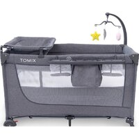 Манеж-кровать Tomix Lullaby Lux BM-02 (grey) - Превью изображения №2 — Интернет-магазин Time-Shop