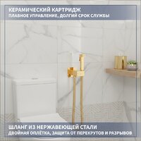 Унитаз напольный Lauter Vortex 2110012VF + гигиенический душ Rainix 21LT7714GL - Превью изображения №8 — Интернет-магазин Time-Shop