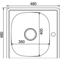 Кухонная мойка Mixline 528187 (полированная, 0.6 мм) - Превью изображения №2 — Интернет-магазин Time-Shop