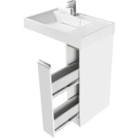  Акватон Тумба под умывальник Лондри 20 1A236101LH010 (белый) - Превью изображения №2 — Интернет-магазин Time-Shop