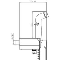 Гигиенический душ Lemark Solo LM7168CW - Превью изображения №2 — Интернет-магазин Time-Shop