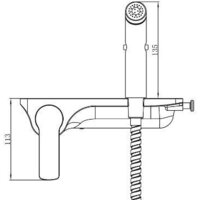 Гигиенический душ Lemark Solo LM7168CW - Превью изображения №3 — Интернет-магазин Time-Shop