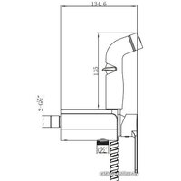 Гигиенический душ Lemark Solo LM7168CW - Превью изображения №2 — Интернет-магазин Time-Shop