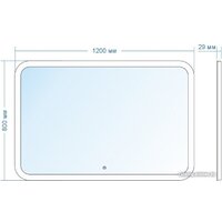 Зеркало Doratiz Ева 120x80 2711.932 - Превью изображения №13 — Интернет-магазин Time-Shop