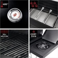 Газовый гриль для дачи Landmann Rookie 4.1 Cook 13712 - Превью изображения №4 — Интернет-магазин Time-Shop