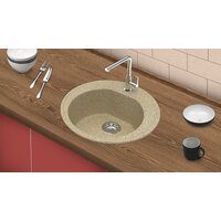 Кухонная мойка Berge BR-5200 (песочный матовый) - Превью изображения №2 — Интернет-магазин Time-Shop