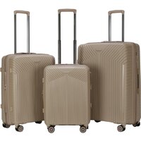 Чемодан-спиннер Mironpan 11272 (S, бежевый) - Превью изображения №3 — Интернет-магазин Time-Shop