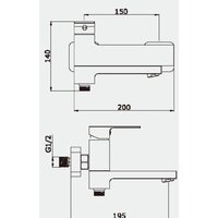 Смеситель Vieir V393531-S - Превью изображения №2 — Интернет-магазин Time-Shop