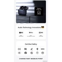 Наушники Baseus Bowie WM02 (черный) - Превью изображения №6 — Интернет-магазин Time-Shop