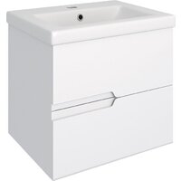  Runo Тумба с умывальником Стокгольм 60 + Como 60 (подвесная) - Превью изображения №2 — Интернет-магазин Time-Shop