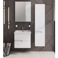 Runo Тумба с умывальником Стокгольм 60 + Como 60 (подвесная)