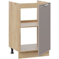 Шкаф напольный Трия Белладжио 1Н5М (дуб крафт золотой/софт капучино) - Превью изображения №2 — Интернет-магазин Time-Shop