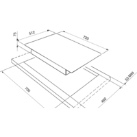 Варочная панель Smeg PGF75-4 - Превью изображения №4 — Интернет-магазин Time-Shop
