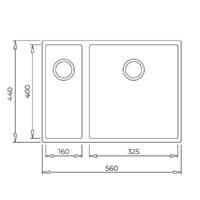 Кухонная мойка TEKA Square 2B 560 TG (черный) - Превью изображения №2 — Интернет-магазин Time-Shop