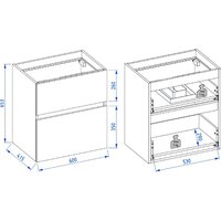  Lauter Тумба под умывальник Emma 60 (белый глянец) - Превью изображения №11 — Интернет-магазин Time-Shop