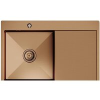 Кухонная мойка Mixline Pro 552921 (бронза, с сифоном) - Превью изображения №1 — Интернет-магазин Time-Shop