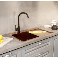 Кухонная мойка Mixline Pro 552921 (бронза, с сифоном) - Превью изображения №4 — Интернет-магазин Time-Shop