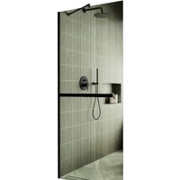 MaybahGlass 195x79 MGD-726-6у (прозрачное стекло/черный)