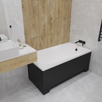 Ванна Lauter Estelle 130 21206030 (с каркасом и сифоном 21Y11021 матовый черный) - Превью изображения №26 — Интернет-магазин Time-Shop