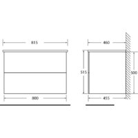  BelBagno Тумба под умывальник Etna-H60-800-2C-SO-RW-P - Превью изображения №4 — Интернет-магазин Time-Shop