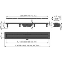 Трап/канал Alcadrain APZ19-850 - Превью изображения №3 — Интернет-магазин Time-Shop