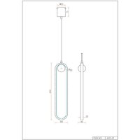 Подвесная люстра F-Promo 4221-1P - Превью изображения №7 — Интернет-магазин Time-Shop