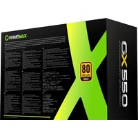 Блок питания GameMax GX-550 Modular - Превью изображения №12 — Интернет-магазин Time-Shop