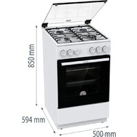 Кухонная плита Gorenje GG5A10WH - Превью изображения №17 — Интернет-магазин Time-Shop