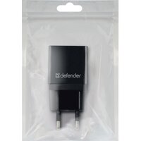 Сетевое зарядное Defender EPA-10 (черный) - Превью изображения №3 — Интернет-магазин Time-Shop