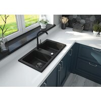 Кухонная мойка Deante Zorba ZQZ G513 (графитовый металлик) - Превью изображения №3 — Интернет-магазин Time-Shop