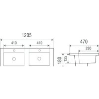 Умывальник WeltWasser Deilbach 7506-1202 - Превью изображения №3 — Интернет-магазин Time-Shop