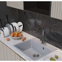 Кухонная мойка Mixline ML-GM15 551916 (серый) - Превью изображения №4 — Интернет-магазин Time-Shop