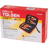 Электромонтажный набор Tolsen TTV83204 (4 предмета) - Превью изображения №4 — Интернет-магазин Time-Shop