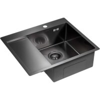 Кухонная мойка Paulmark Kroner 59F PM225951-GMR - Превью изображения №2 — Интернет-магазин Time-Shop