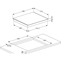 Варочная панель BEKO HII 64401 MTX - Превью изображения №2 — Интернет-магазин Time-Shop