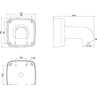 Крепление для камер видеонаблюдения Dahua DH-PFB302S - Превью изображения №5 — Интернет-магазин Time-Shop