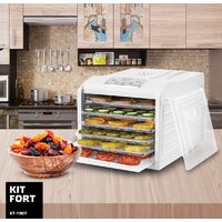 Сушилка для овощей и фруктов Kitfort KT-1907 - Превью изображения №7 — Интернет-магазин Time-Shop