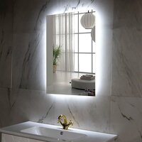  Пекам Зеркало Greta Fly 60x90 GretaFly-60x90B (с подсветкой и бесконтактным сенсором) - Превью изображения №2 — Интернет-магазин Time-Shop