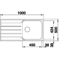 Кухонная мойка Blanco Lemis XL 6 S-IF 523034 (серебристый) - Превью изображения №3 — Интернет-магазин Time-Shop