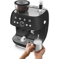 Рожковая кофеварка Smeg EGF03BLMEU - Превью изображения №10 — Интернет-магазин Time-Shop