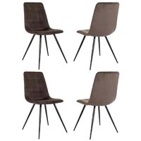 Бюрократ CH-K1 4 шт (коричневый Holland 74/черный)