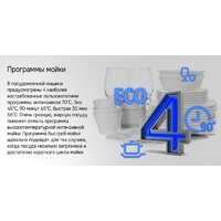 Встраиваемая посудомоечная машина MAUNFELD MLP6242G02 Light Beam - Превью изображения №23 — Интернет-магазин Time-Shop