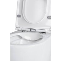 Унитаз подвесной Roxen Antares One Rimless 6 в 1 StounFix Dual Fresh 577729 (кнопка: черный матовый) - Превью изображения №9 — Интернет-магазин Time-Shop