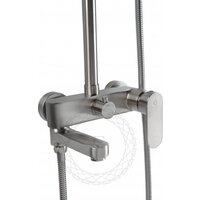 Душевая система  Filarete Retta FL2030 (никель) - Превью изображения №2 — Интернет-магазин Time-Shop