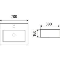 Умывальник WeltWasser Elbach 2003 - Превью изображения №2 — Интернет-магазин Time-Shop