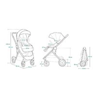 Коляска прогулочная «книга» Lionelo Zoey (grey stone) - Превью изображения №5 — Интернет-магазин Time-Shop