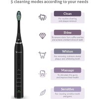 Электрическая зубная щетка TrueLife SonicBrush Clean30 (черный) - Превью изображения №2 — Интернет-магазин Time-Shop