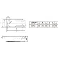 Ванна Lavinia Boho Bristol 160х75 35020060 - Превью изображения №9 — Интернет-магазин Time-Shop