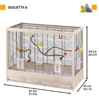 Клетка Ferplast Giulietta 6 52067217 - Превью изображения №2 — Интернет-магазин Time-Shop